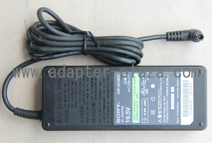 *Brand NEW* SONY AGP-AC19V27 19.5V 3.9A (76W) AC DC Adapter POWER SUPPLY